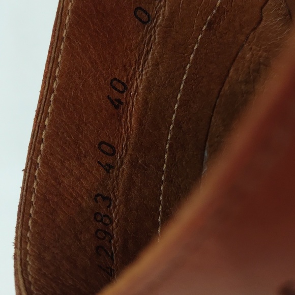 Josef Seibel Leather Slip on Mules Clogs Size US 9 / EU 40 British Tan Womens - Picture 6 of 15